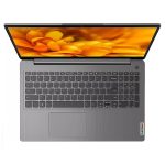 Lenovo IDEAPAD 3-15ITL6 Keyboard and Display Screen from Top Angle